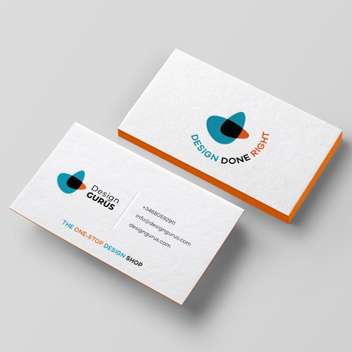 Business Card for DesignGurus.com Design by Birendra Chandra Das