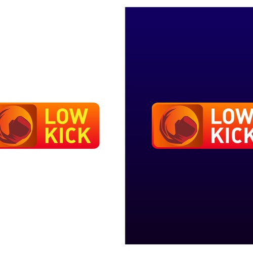 Awesome logo for MMA Website LowKick.com! Design by rintov