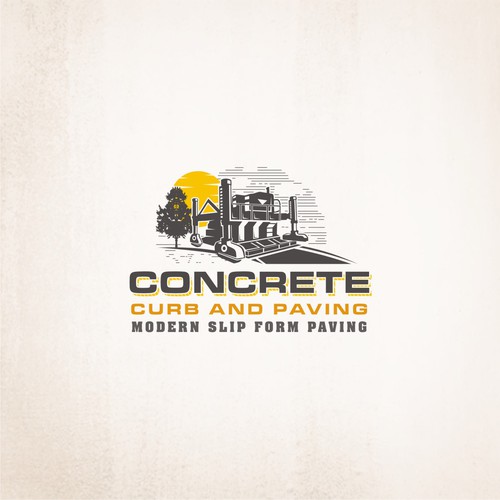 Concrete Curb and Paving- Modern Slipform Paving Subcontractor Design by Pajero_Yaya