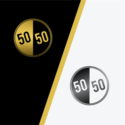 Desing a raffle competition logo for 50/50 Design by Hidden Master