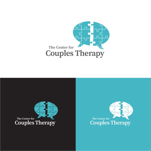 Simple, elegant logo to attract discerning couples therapy clients Design by Guane