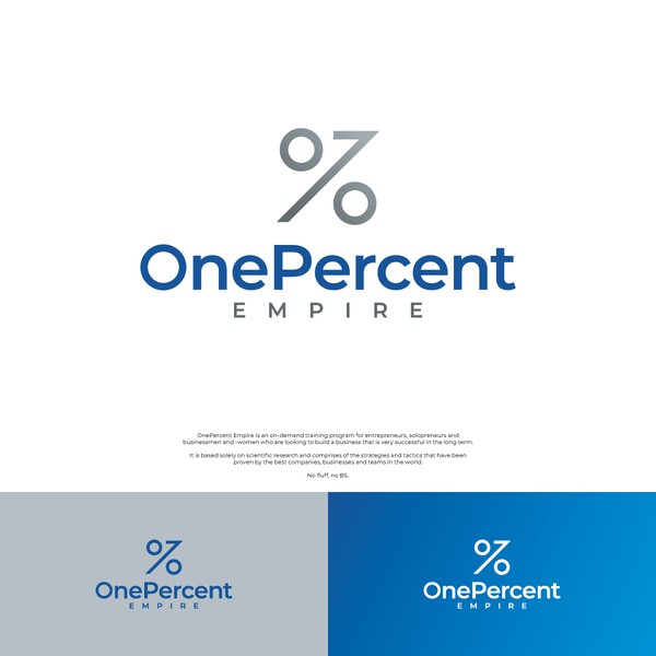 Design by D.A.Y titled "OnePercent Empire Logo"