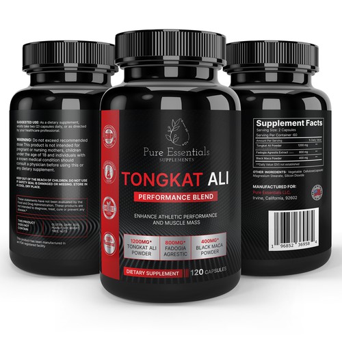 Design di Design a modern product label for my supplement bottle di sazzad_abir
