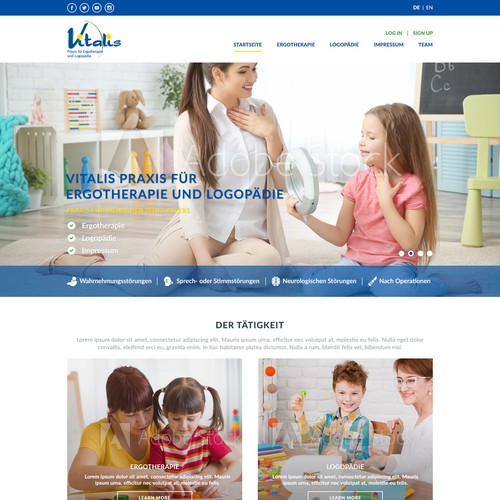 WordPress theme design contest entry by Designtypw