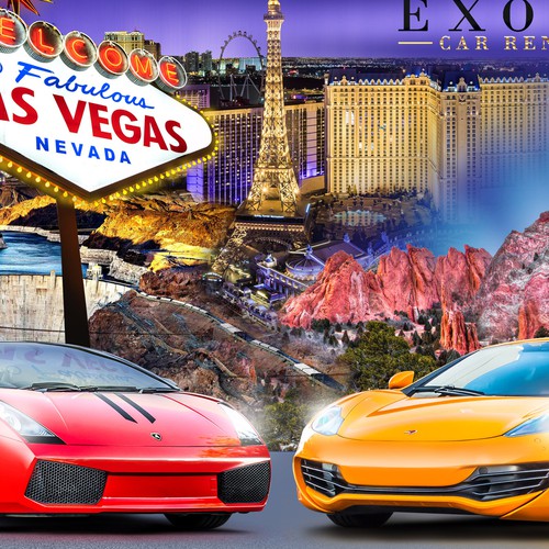 exotic car picture/destination wall poster! Design by ImsoshG