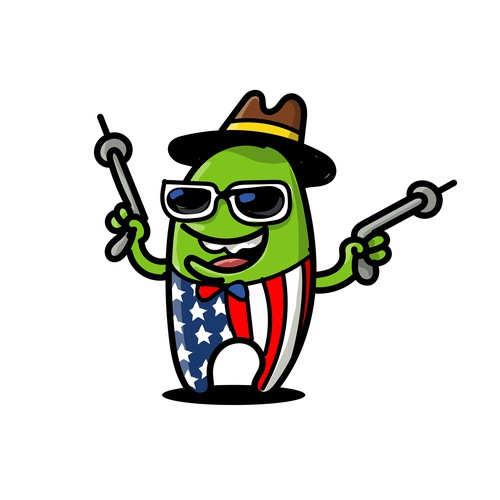 Mascot for Uranus Fudge Factory and General Store Design by Judgestorm