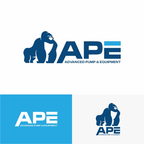 APE (Advanced Pump and Equipment) logo redesign Design by Aanz ✅