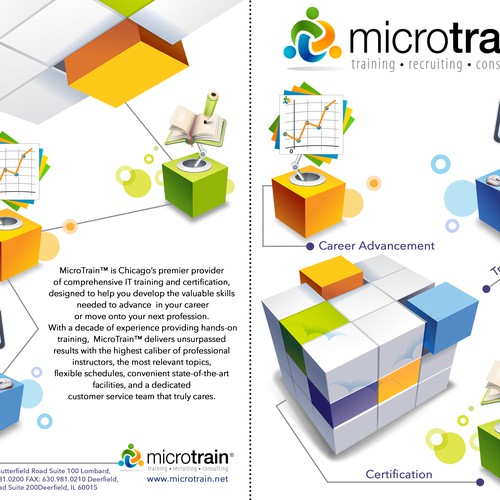Catalog Cover and Template for Training Company