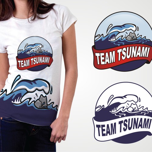 Create the next logo for Team Tsunami Design by GrapplerArts