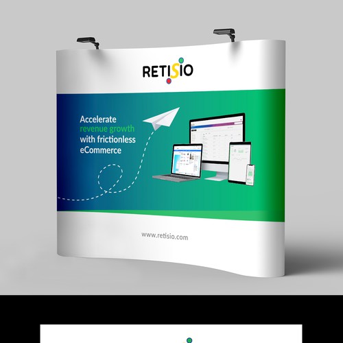 Design a fantastic tradeshow booth for enterprise SaaS company / eCommerce platform Design by dezignedge*