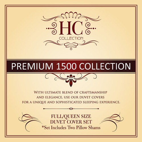 Luxurious Product Label needed for Bed Sheet packaging insert | Product ...