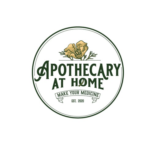 Vintage apothecary inspired logo for herbalist subscription box Design von C1k