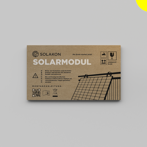Create a nice Packaging Design for Solar Panels Design by Ahmed.elroumi