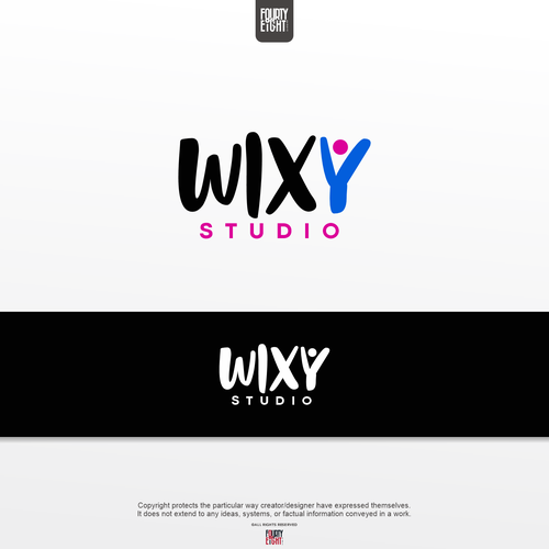 Make my  (W I X Y) logo Design by fortyeight.studio™