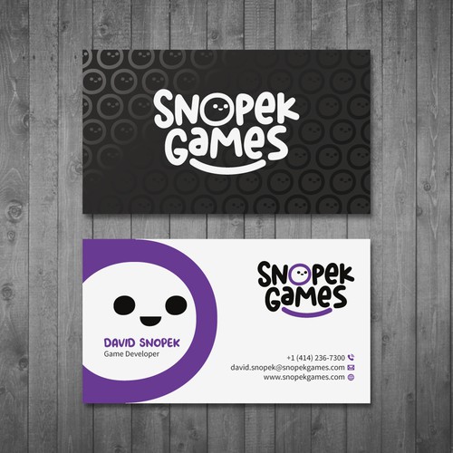 Business Cards for an indie Game Developer Design by Tcmenk