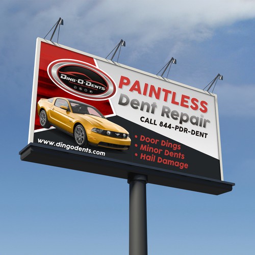 We Fix Dents banner Design by e^design