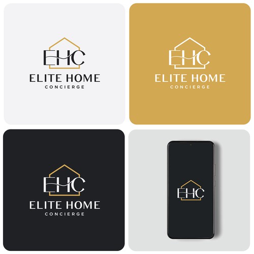 "Luxury Estate Management Logo: Elite Home Concierge" winning Logo design