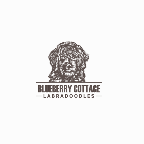 Blueberry Cottage Labradoodles Logo Logo Design Contest