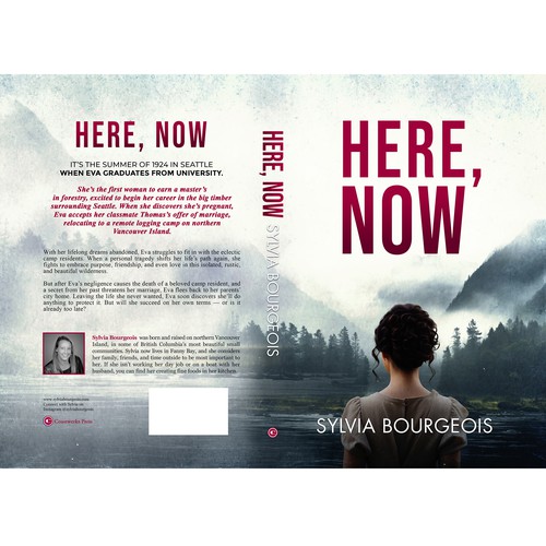 Book cover design for historical fiction novel set in British Columbia Design by Aleaca