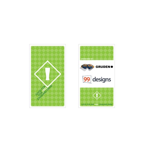 Design the Drink Cards for leading Web Conference! Diseño de abichuela