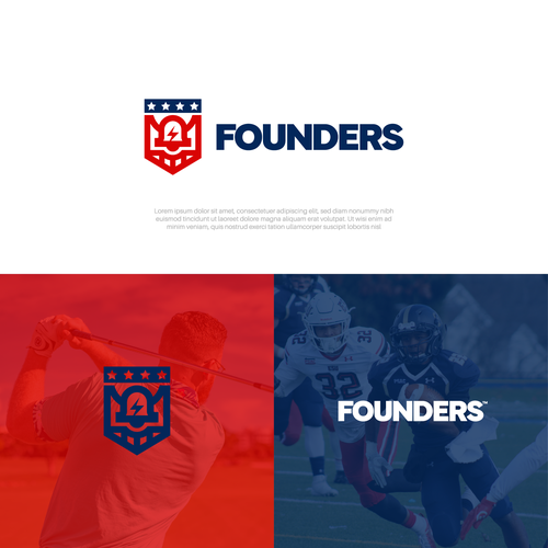 "FOUNDERS" SPORTS LOGO!!! Design réalisé par suzie