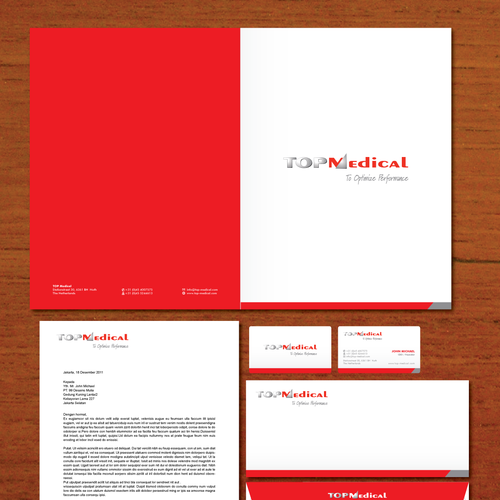 New stationery wanted for TOP Medical Diseño de BramDwi