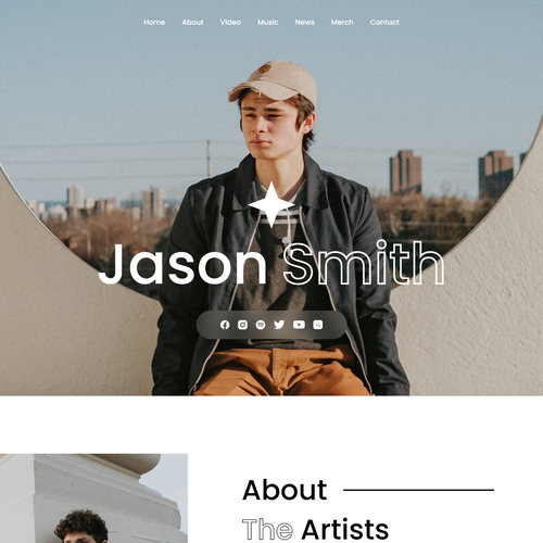 Design a website for artists of a London-based record label. Design by Neutron Design