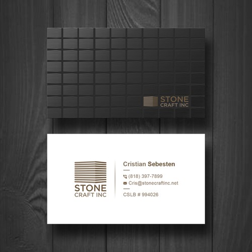 Business Card - Stone Craft-ontwerp door PAPRI802030