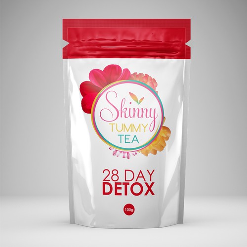 Create an attractive design that incorporates our Skinny Tummy Tea Logo ...