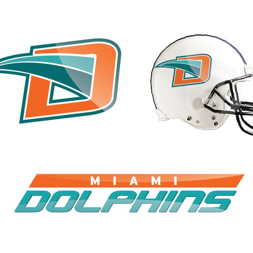 99designs community contest: Help the Miami Dolphins NFL team re-design its logo! Design by The Trigger Factory