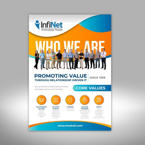 Tech Company "About Us" Flyer Design by Dzhafir