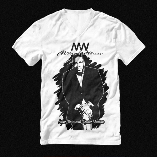 Mike Williams Black and White T