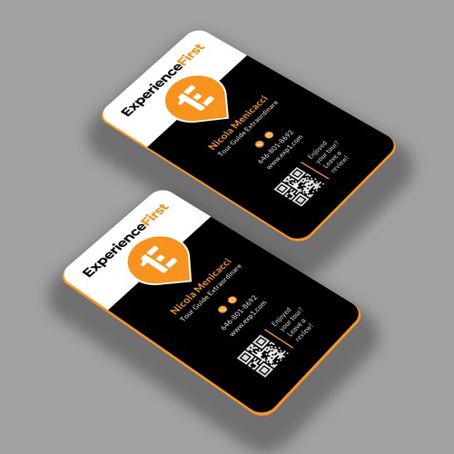 One-Sided Business Card Design for Travel Company Design by Roni_