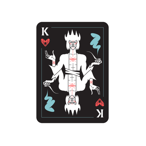 We want your artistic take on the King of Hearts playing card Design by olhar