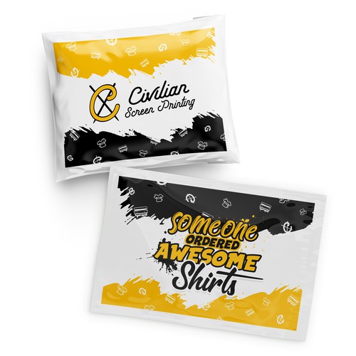 Poly Mailer design Design by Nadun Prabodana