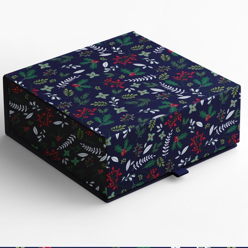 Design a Christmas Pattern for Luxury Decorative Gift Boxes Design by ✦ORNEI✦