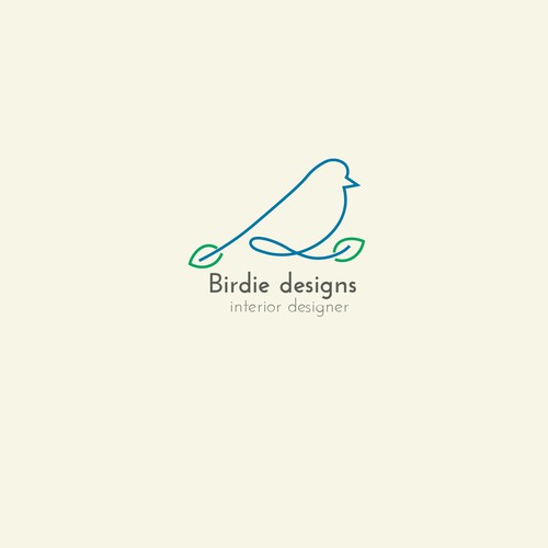 simple design logo to attract sophisticated clients for interior design and architecture Design by BerNadettke