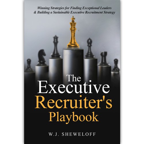 Business book cover design for creating executive search rock stars (1st of 3 books) Design by ink.sharia