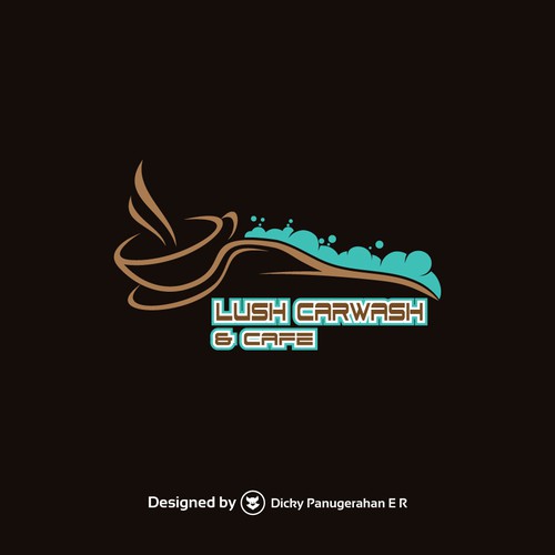 Create a fun cool carwash brand with earthy colours. Design by dickypanugerahaner