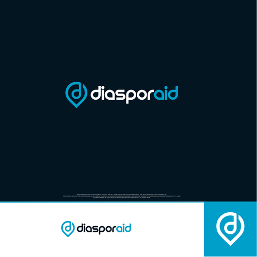 Design a powerful logo for diasporaid, an impact-oriented network/platform for expats Design by InTuos Pro