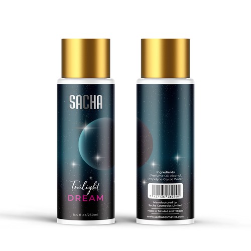 Sacha Body Mist Design by Shark1@