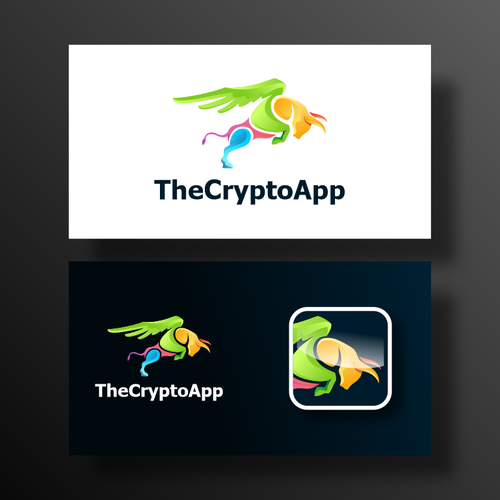 Design one of the worlds most popular crypto apps logo, ~1M active users! (TheCryptoApp) Design by .ARTic.