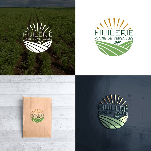 Design by Studio Rose d'Autan titled "logo for French producers of oils and pulses"