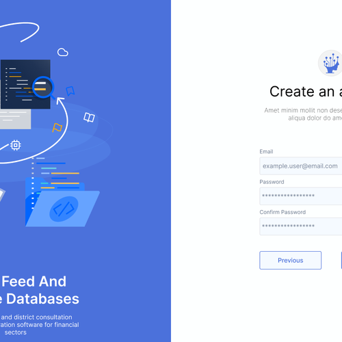 Please freely create the main (3) screens UI Design by Jimmy Bachstein