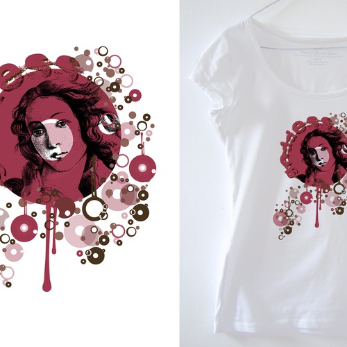 Positive Statement T-Shirts for Women & Girls Design by Bresina