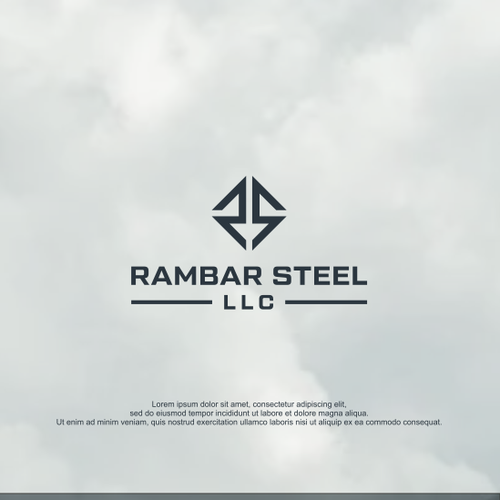 Minimalist Steel Framing Construction Design by ᶜˢ░ₒᵤᵣₐGraphic