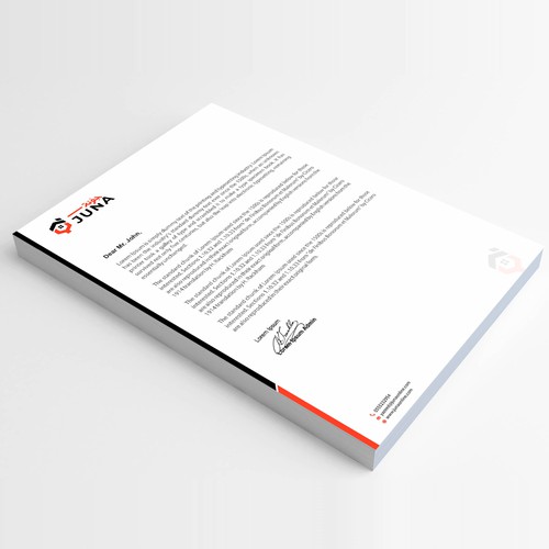 Papelería propuesta en el concurso por thinkweb art