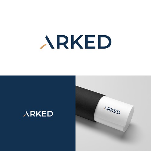 Logo and brand design for Arked Oy Design by polykindly