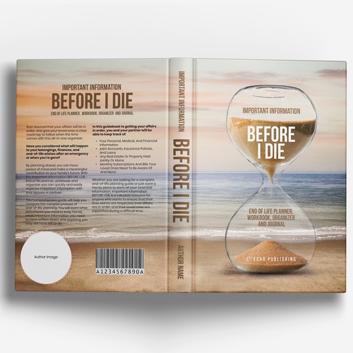 Engaging cover for end of life information journal directed towards 40+ year olds Design by ✨vijays~amazing✨