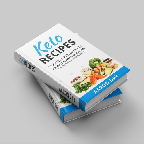 Diseño de Design Healthy Ketogenic Recipe Book Cover de crowzart designs